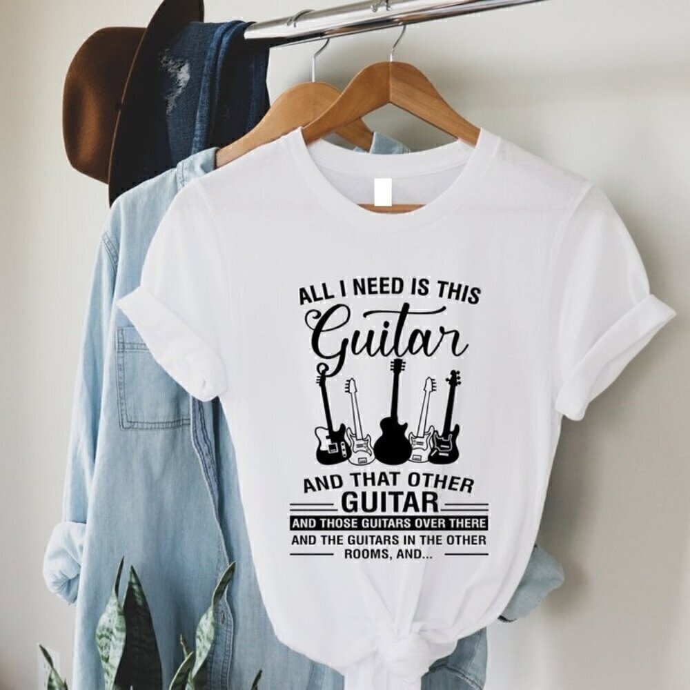 Guitar Lover Musician Gift Guitarist Retro Graphic T-Shirt